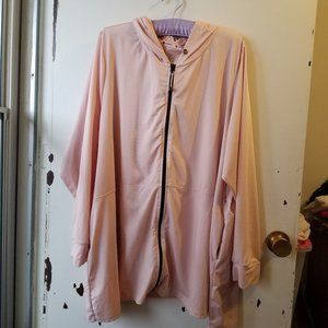 Active Zone Pink Hooded Long Sleeve Zip Up Hoodie